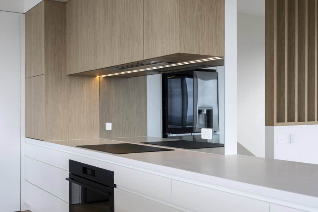 custom designed kitchen for a new home build in torquay victoria
